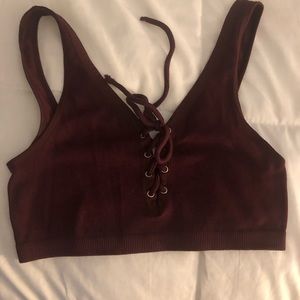 Forever 21 Maroon bralette